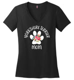 Yorkshire Terrier Mom Ladies V-Neck (CK1293)