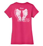 Dad Guardian Angel V-Neck