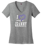 I Love Being A Grammy Ladie V-Neck