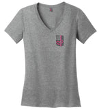 Cardiovascular Nurse - Nurse Flag Ladies V-Neck (CK1319)