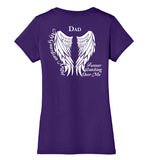 Dad Guardian Angel V-Neck