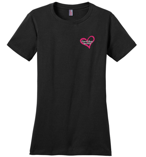 Clinical Nurse Specialist - Nurse Flag Ladies Crew Neck T-Shirt (CK1287)