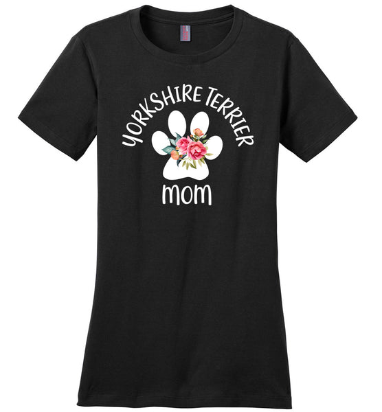 Yorkshire Terrier Mom Ladies Crew Neck (CK1291)