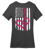 Clinical Nurse Specialist - Nurse Flag Ladies Crew Neck T-Shirt (CK1287)