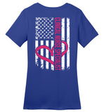 Clinical Nurse Specialist - Nurse Flag Ladies Crew Neck T-Shirt (CK1287)
