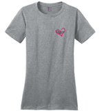 Cardiovascular Nurse - Nurse Flag Ladies Crew Neck T-Shirt (CK1286)