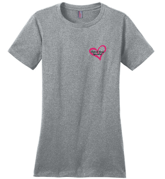 Clinical Nurse Specialist - Nurse Flag Ladies Crew Neck T-Shirt (CK1286)