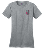 Cardiovascular Nurse - Nurse Flag Ladies Crew Neck T-Shirt (CK1318)