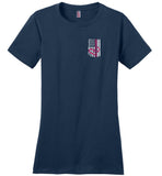 Cardiovascular Nurse - Nurse Flag Ladies Crew Neck T-Shirt (CK1318)
