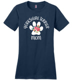 Yorkshire Terrier Mom Ladies Crew Neck (CK1291)