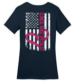 Clinical Nurse Specialist - Nurse Flag Ladies Crew Neck T-Shirt (CK1287)