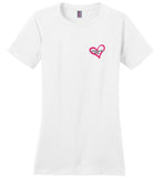 Cardiovascular Nurse - Nurse Flag Ladies Crew Neck T-Shirt (CK1286)