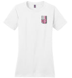 Cardiovascular Nurse - Nurse Flag Ladies Crew Neck T-Shirt (CK1318)