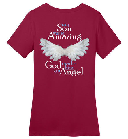 Son Amazing Angel Ladies Tee
