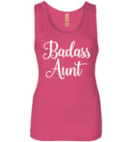 Badass Aunt Ladies Jersey Tank Top