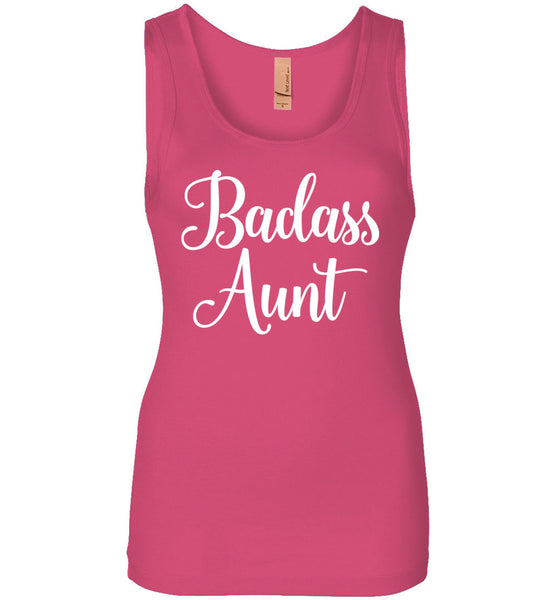 Badass Aunt Ladies Jersey Tank Top