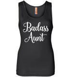 Badass Aunt Ladies Jersey Tank Top