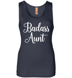 Badass Aunt Ladies Jersey Tank Top