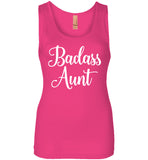 Badass Aunt Ladies Jersey Tank Top