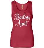 Badass Aunt Ladies Jersey Tank Top