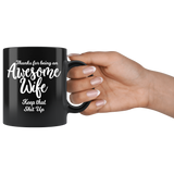 Awesome Wife - 11 oz Black Coffee Mug