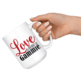 Love is being a Gammie 15 oz White Coffee Mug