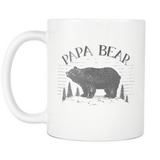 Mama Bear Papa Bear Coffee Mugs 11 oz