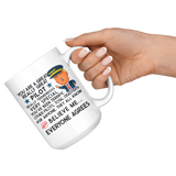 FUNNY TRUMP MUG FOR PILOT 15 OZ WHITE COFFEE MUG