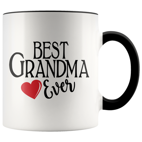 Best Grandma Ever 11 oz Accent Coffee Mug