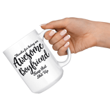 Awesome Boyfriend 15 oz White Coffee Mug