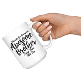 Awesome Brother 15 oz White Coffee Mug - Funny Gift for Brother