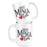 Best Mema Ever 15 oz White Coffee Mug