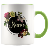 Nana 11 oz White Accent Coffee Mug