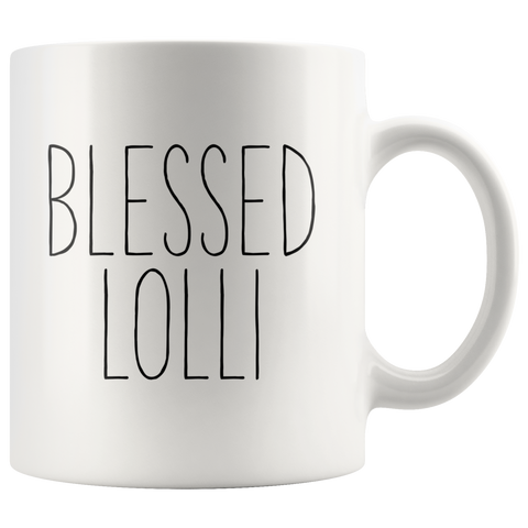 Blessed Lolli 11 oz White Coffee Mug