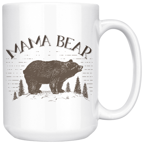 Mama Bear and Papa Bear 15 oz Coffee Mug