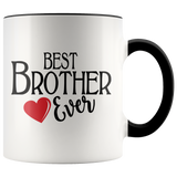 Best Brother Ever 11 oz Accent Coffee Mug