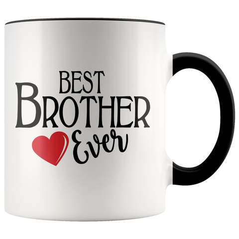 Best Brother Ever 11 oz Accent Coffee Mug
