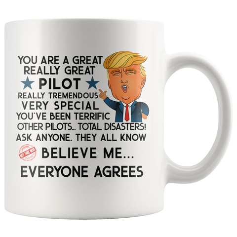 Funny Trump Pilot 11 oz Coffee Mug