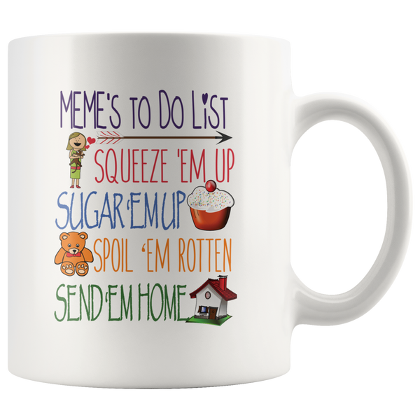 Mema's ToDo List 11 oz Coffee Mug
