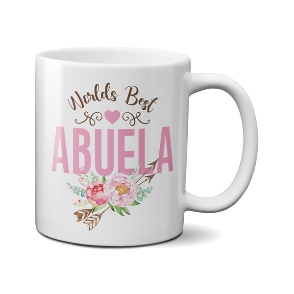 Worlds Best Abuela Coffee Mug - Gift for Abuela Birthday, Mothers Day Gift