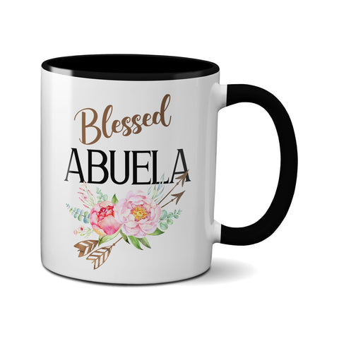 Blessed Abuela Coffee Mug - Gift for Abuela Birthday, Mothers Day Gift