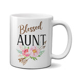 Blessed Aunt Coffee Mug - Gift for Aunt Birthday, Mothers Day Gift