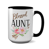 Blessed Aunt Coffee Mug - Gift for Aunt Birthday, Mothers Day Gift