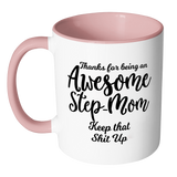 Awesome Step Mom Coffee Mug - Gift For Step Mom