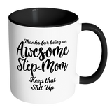 Awesome Step Mom Coffee Mug - Gift For Step Mom