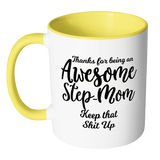 Awesome Step Mom Coffee Mug - Gift For Step Mom