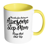 Awesome Step Mom Coffee Mug - Gift For Step Mom