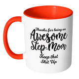 Awesome Step Mom Coffee Mug - Gift For Step Mom