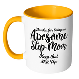 Awesome Step Mom Coffee Mug - Gift For Step Mom