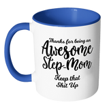Awesome Step Mom Coffee Mug - Gift For Step Mom